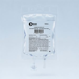 Cloruro de sodio 0,9% con adaptador vial - solución inyectable